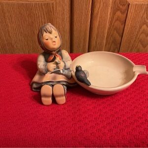 Goebel Figurine Happy Pastime with Red and Black Accents